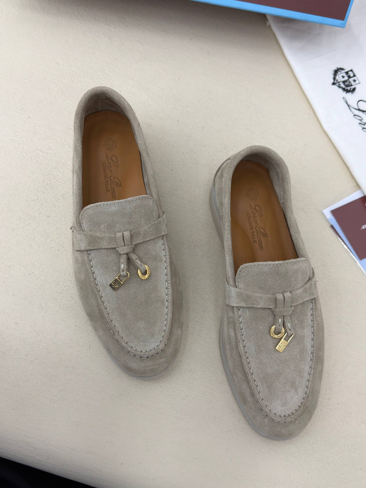 Venezia Süet Görünümlü Loafer Ayakkabı – Taş Beji