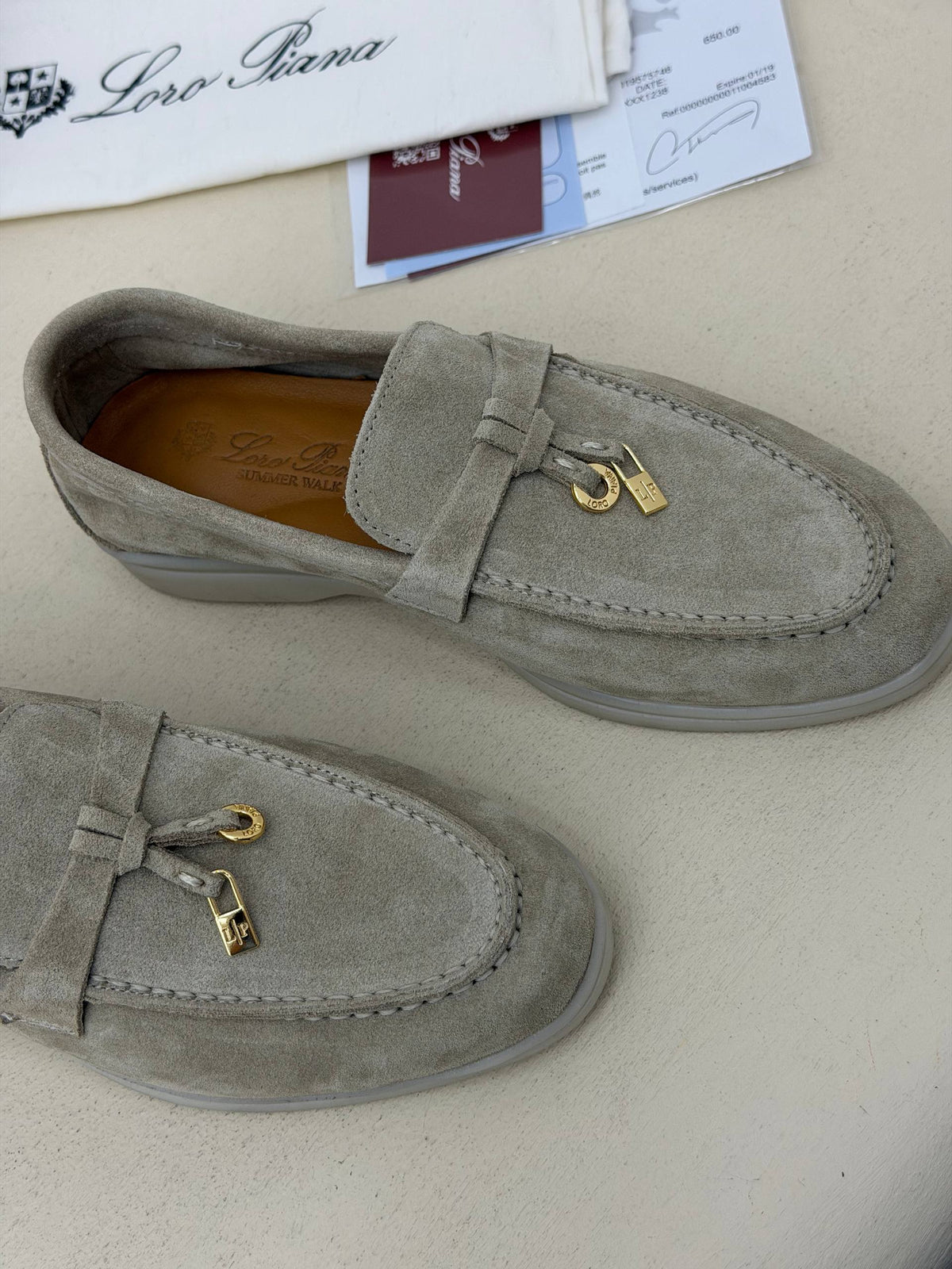 Venezia Süet Görünümlü Loafer Ayakkabı – Taş Beji