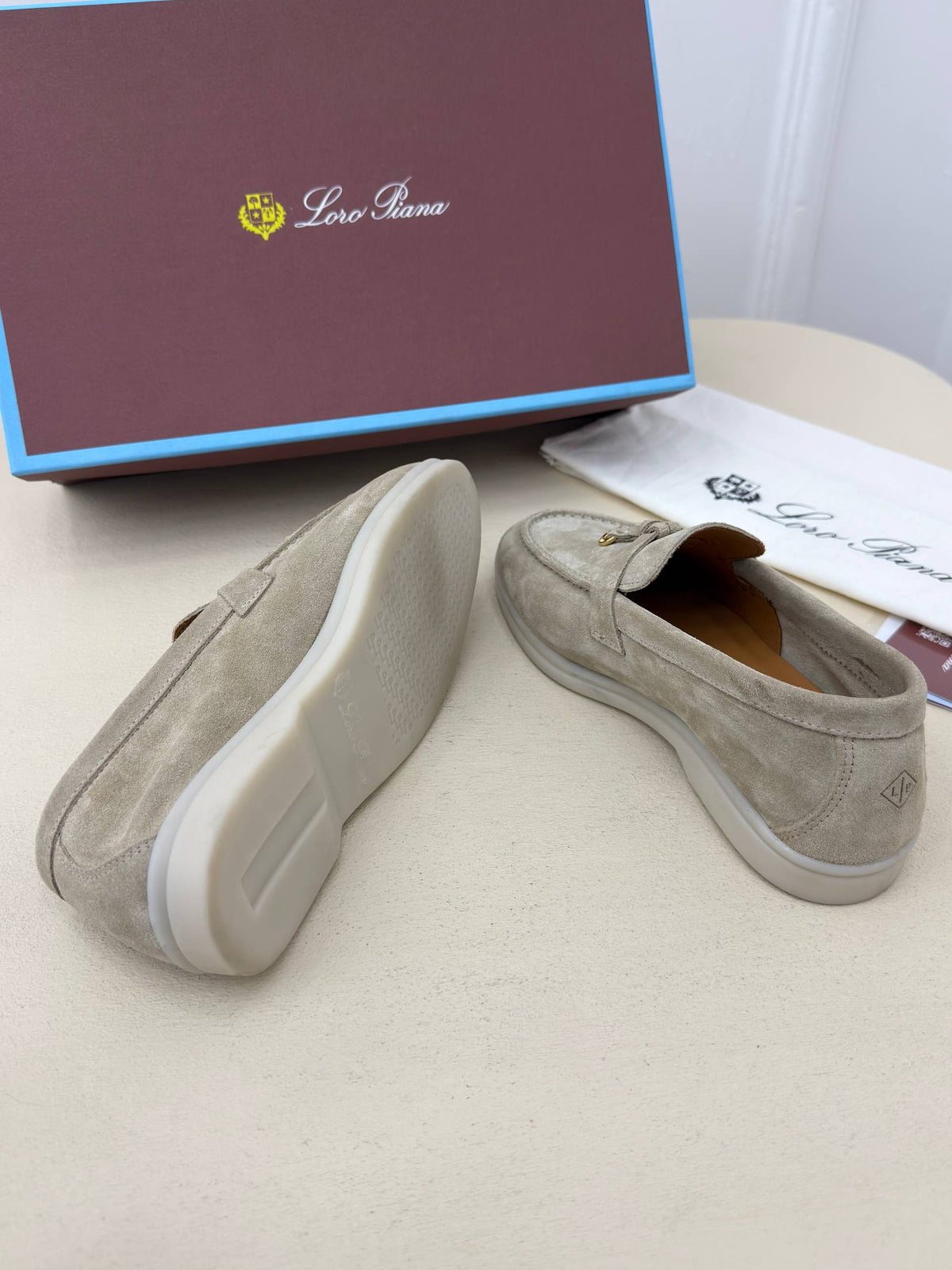 Venezia Süet Görünümlü Loafer Ayakkabı – Taş Beji