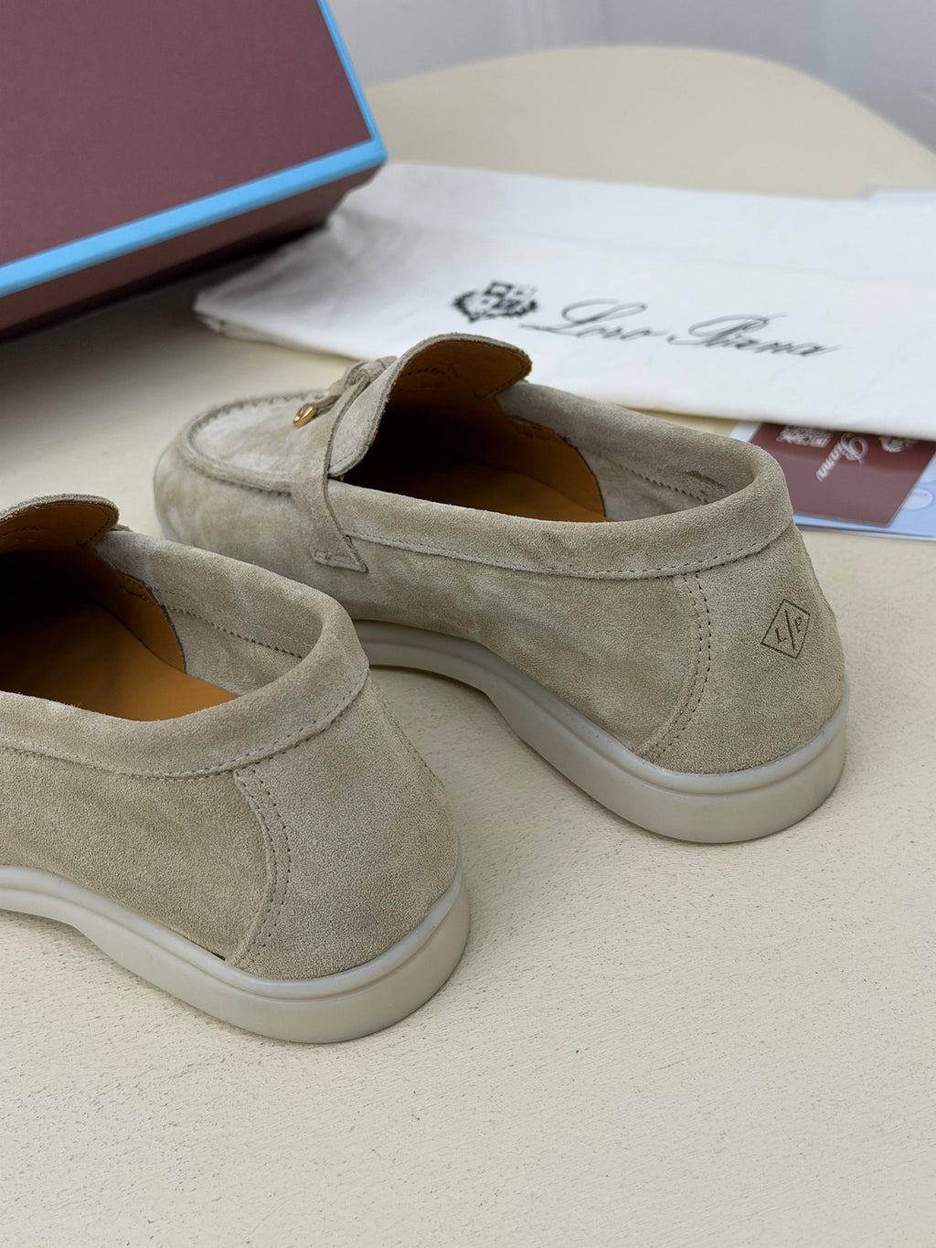 Venezia Süet Görünümlü Loafer Ayakkabı – Taş Beji