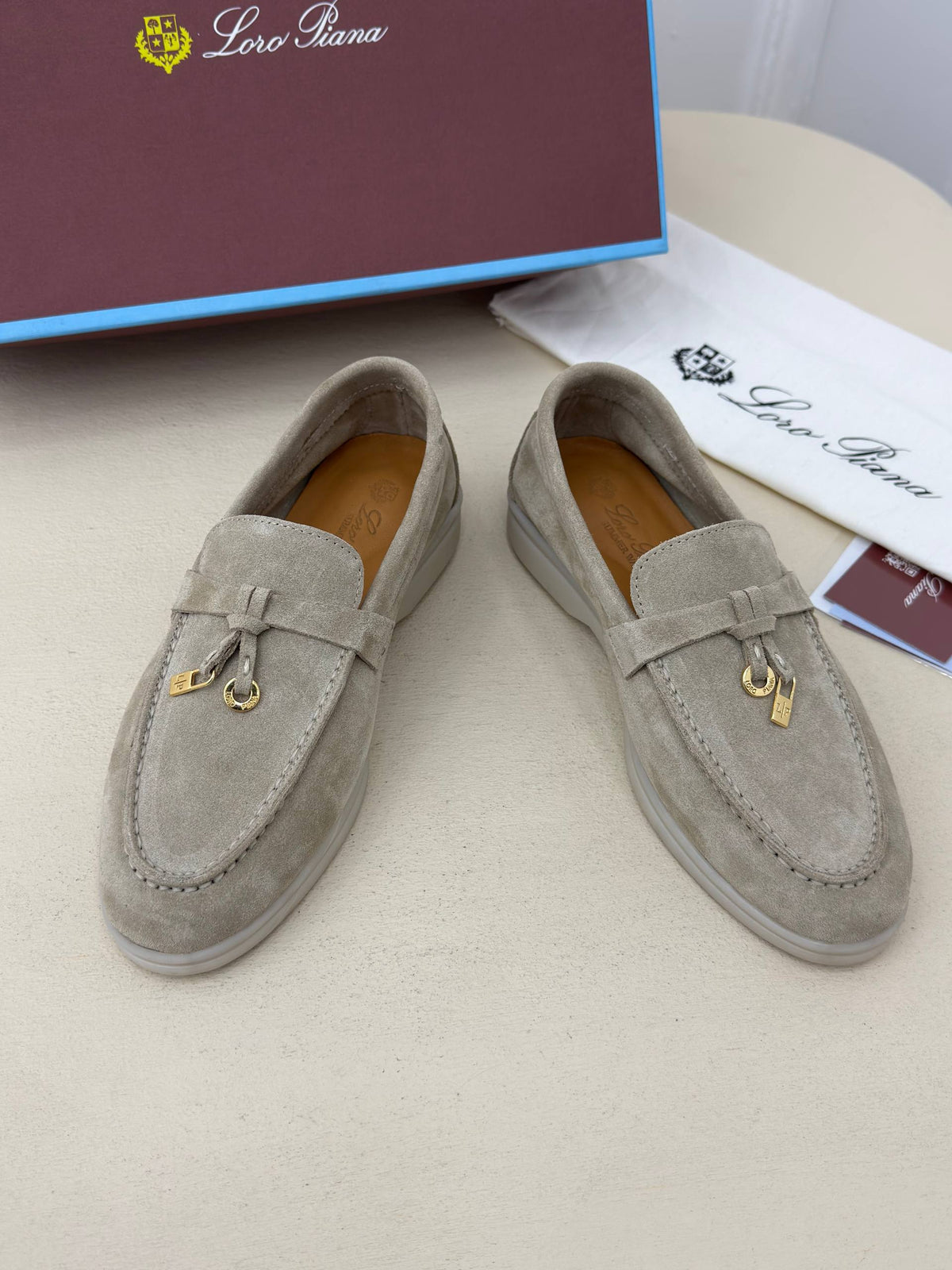 Venezia Süet Görünümlü Loafer Ayakkabı – Taş Beji
