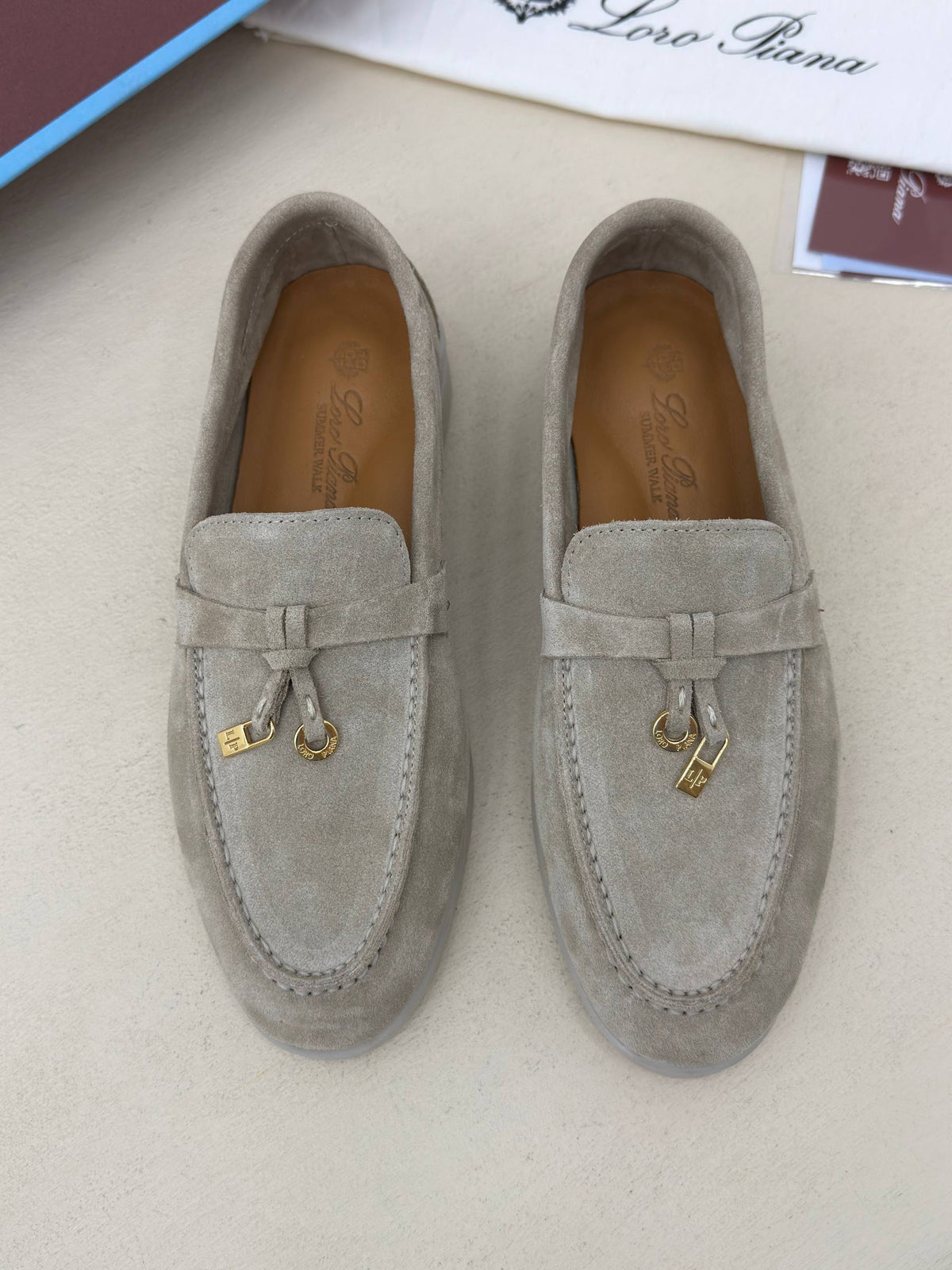 Venezia Süet Görünümlü Loafer Ayakkabı – Taş Beji
