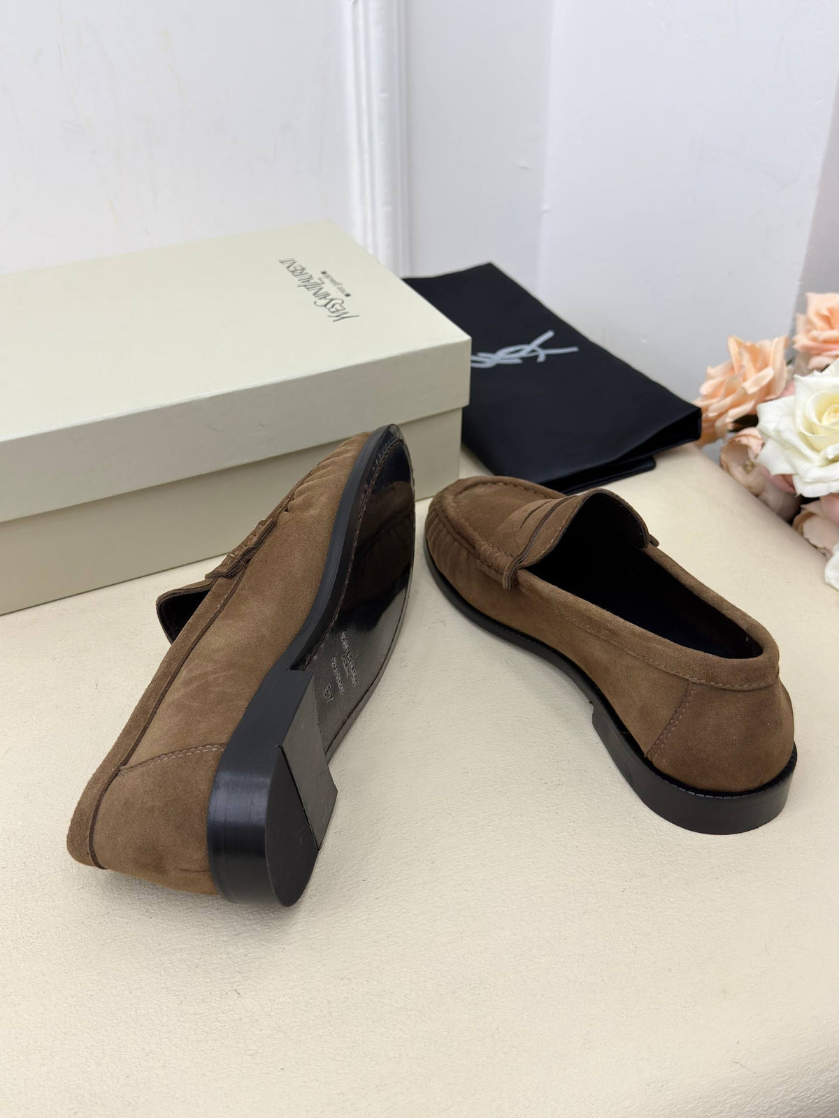 Milano Süet Görünümlü Klasik Loafer Ayakkabı – Vizon Kahve