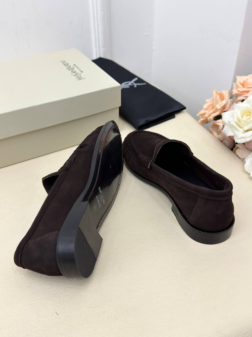 Milano Süet Görünümlü Klasik Loafer Ayakkabı – Koyu Kahve