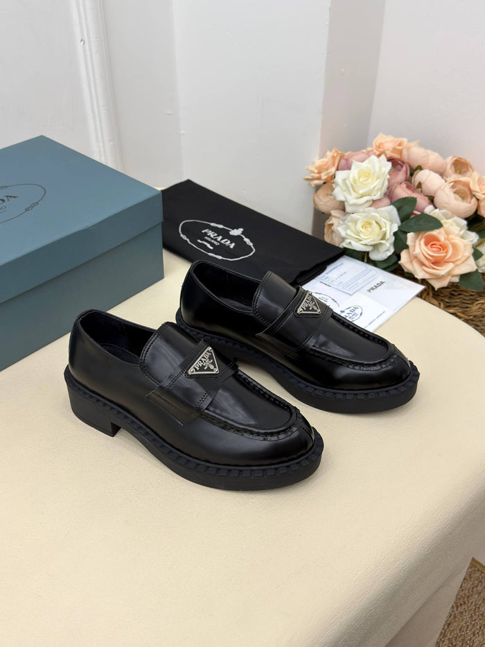 Milano Classic Deri Görünümlü Loafer Ayakkabı – Siyah