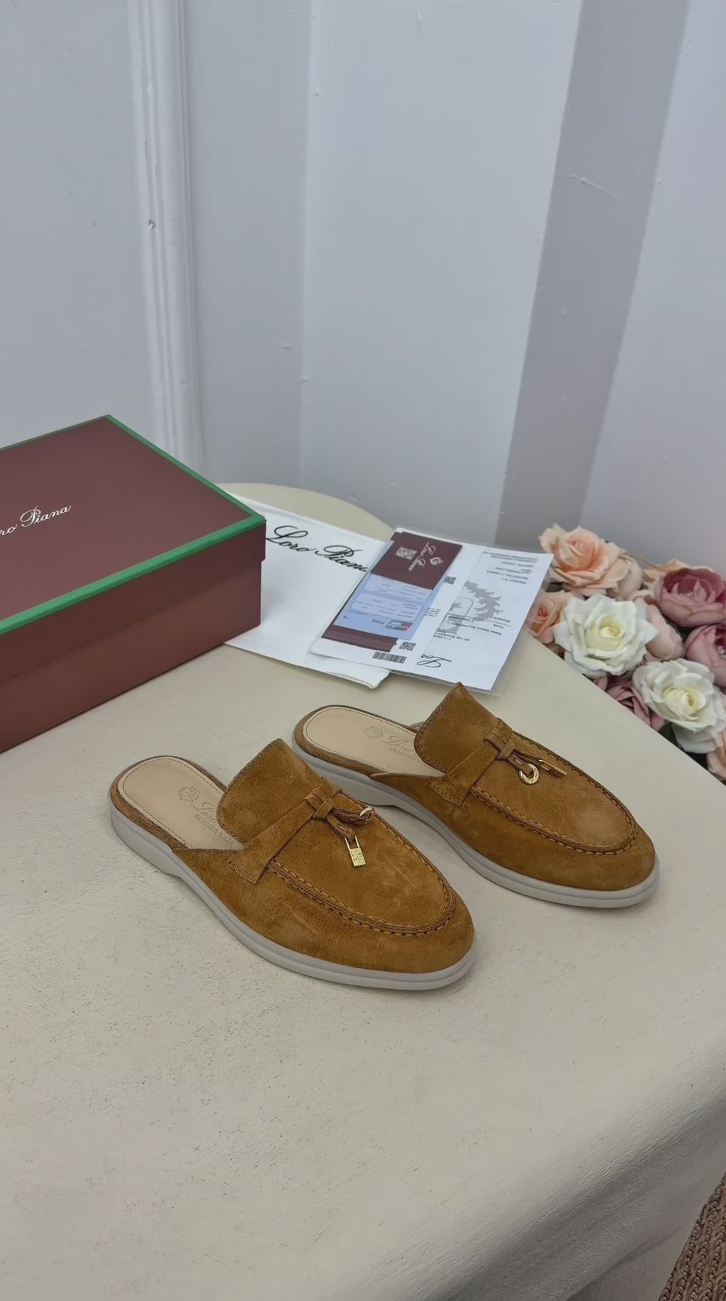 Siena Süet Görünümlü Loafer Terlik – Taba