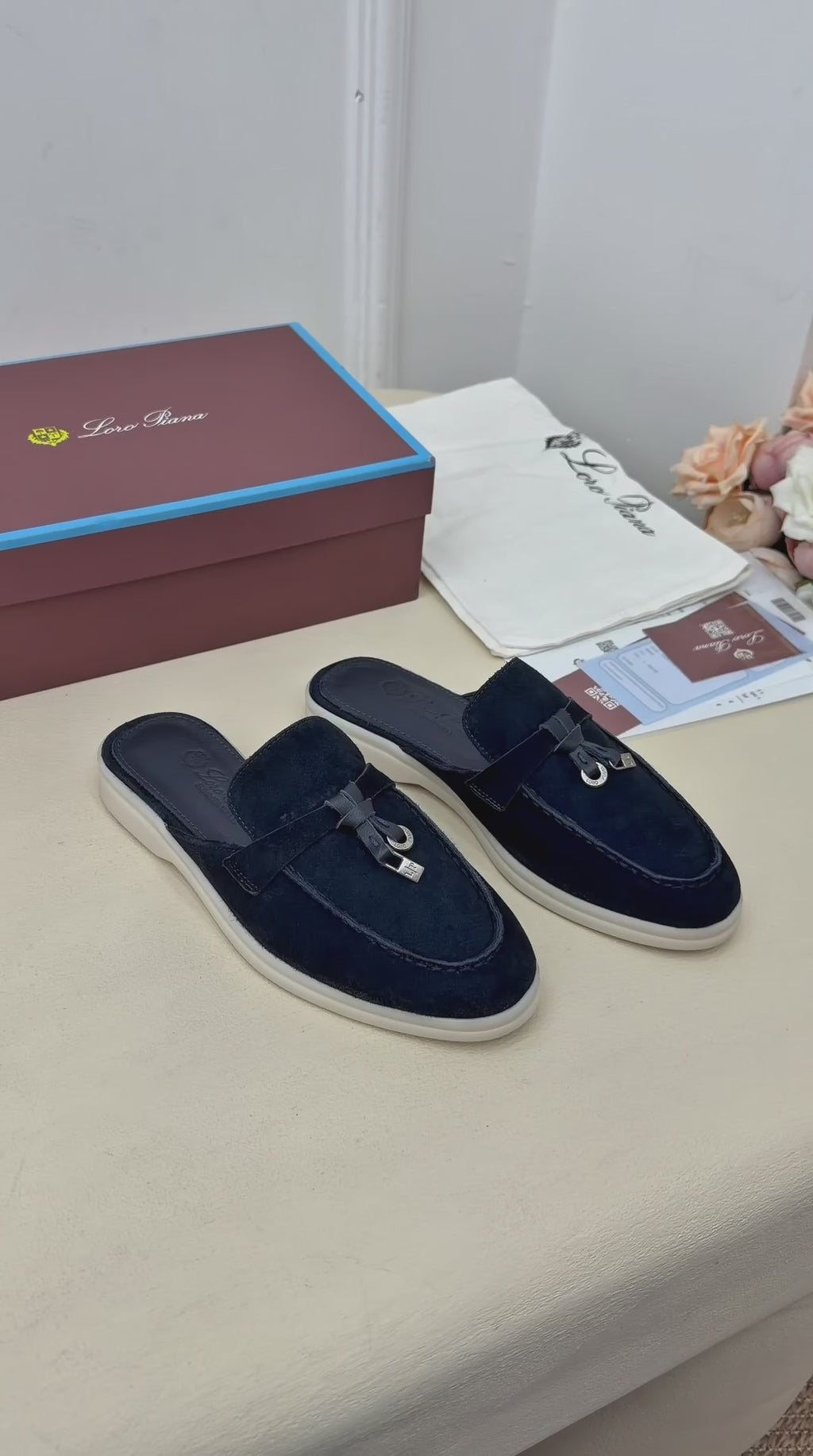 Riviera Suède Süet Loafer Terlik – Lacivert