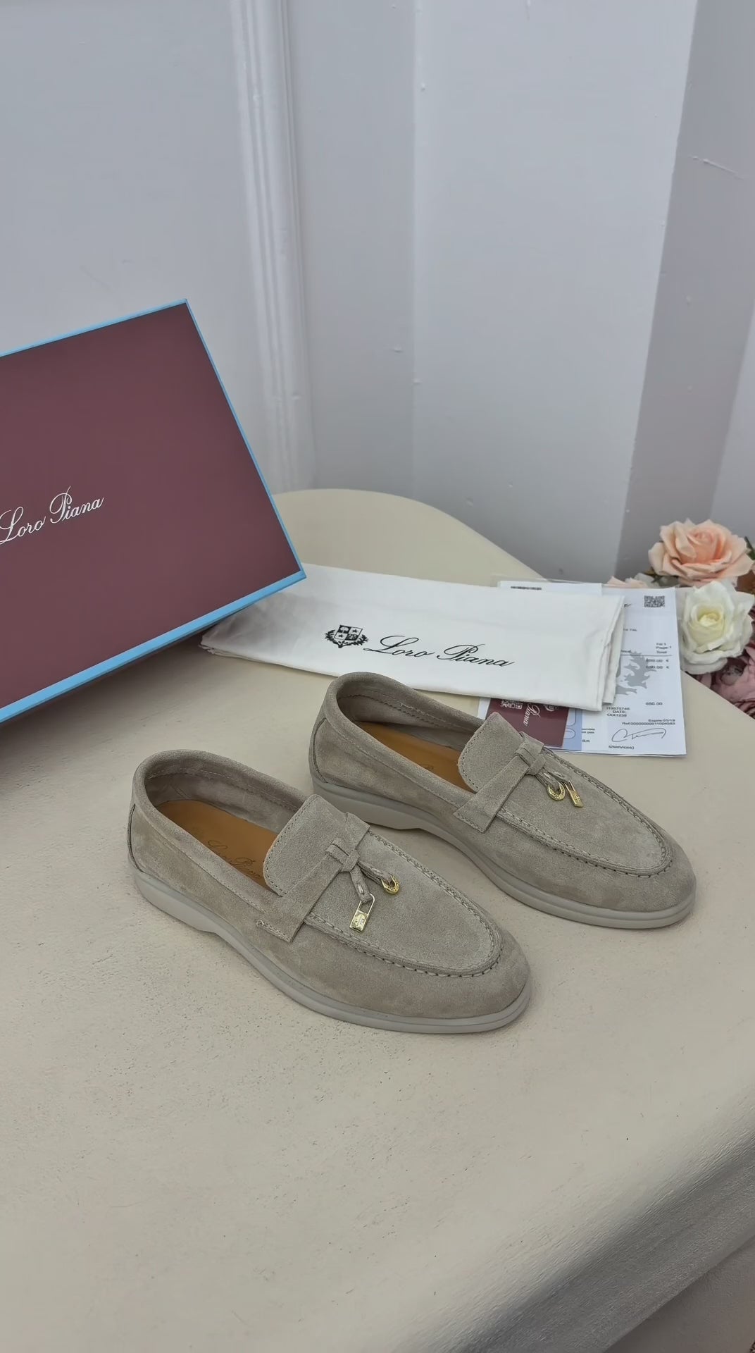 Venezia Süet Görünümlü Loafer Ayakkabı – Taş Beji