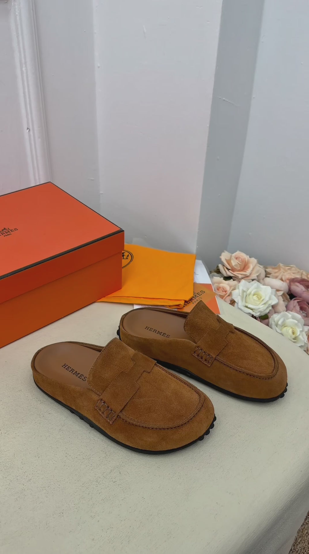 Siena Suède Loafer Terlik – Taba