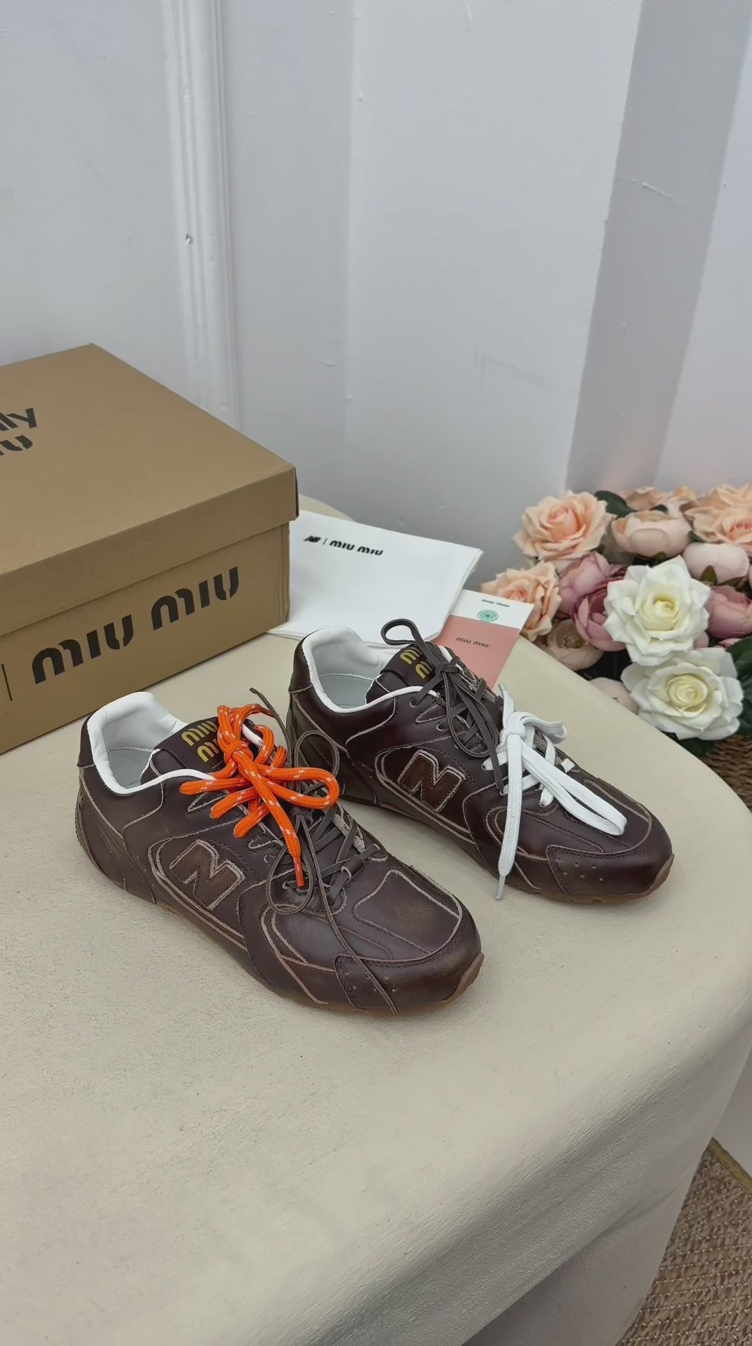 Milano Retro Runner Sneaker – Bitter Kahve