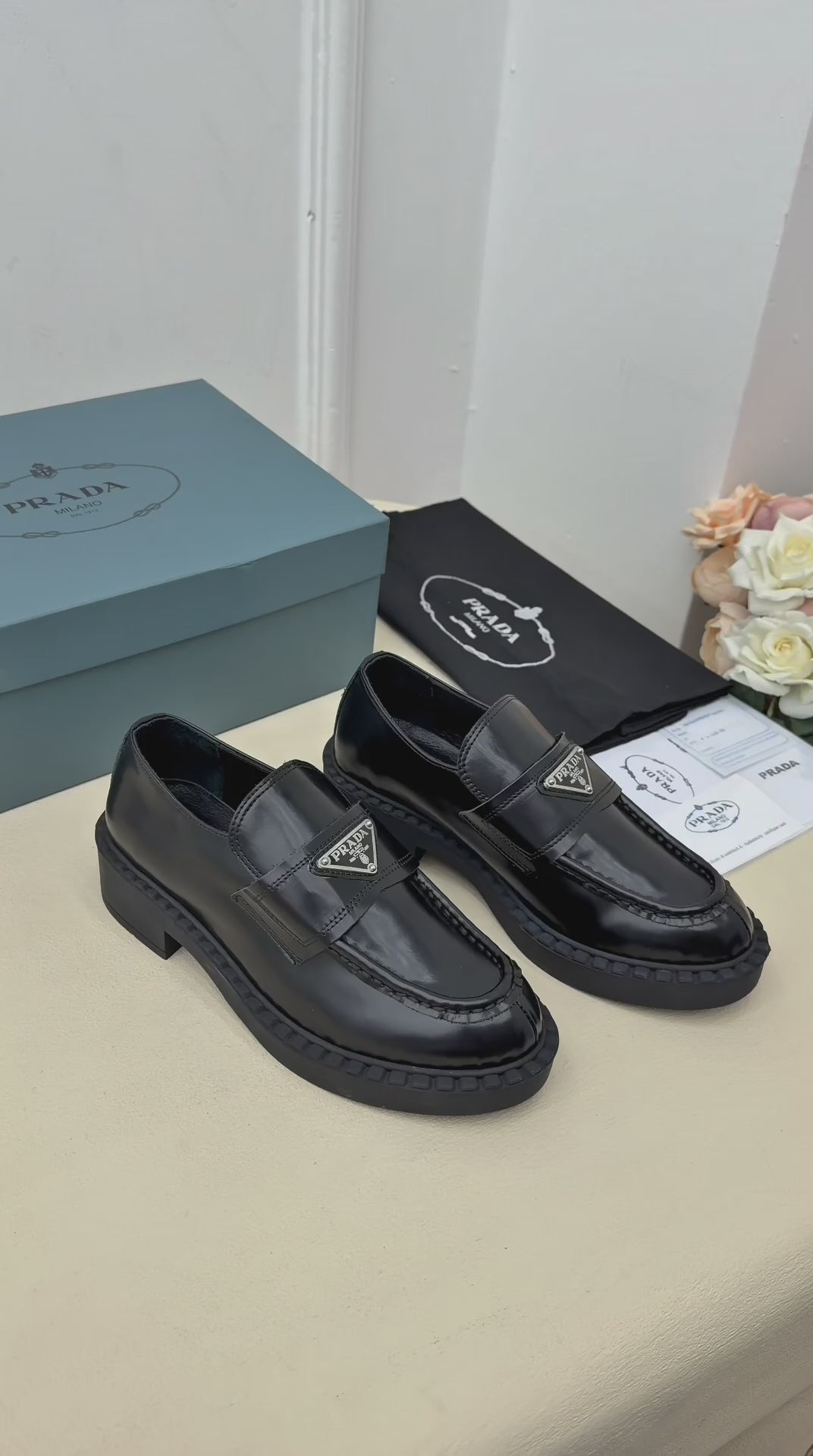 Milano Classic Deri Görünümlü Loafer Ayakkabı – Siyah