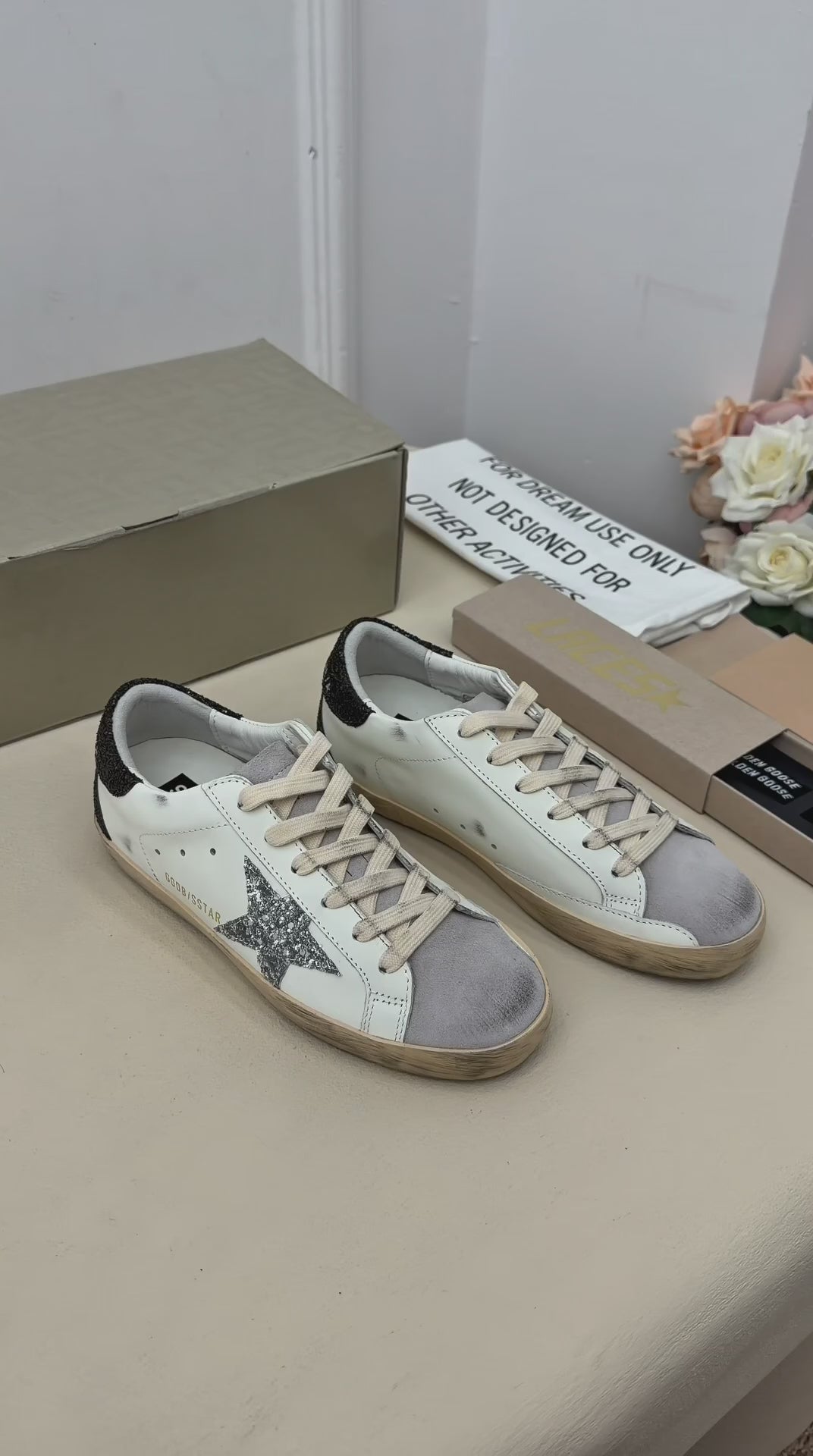 Étoile Silver Işıltılı Yıldız Sneaker – Beyaz & Gümüş