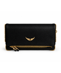 Angel Wings Gold Detaylı Portföy Çanta – Siyah