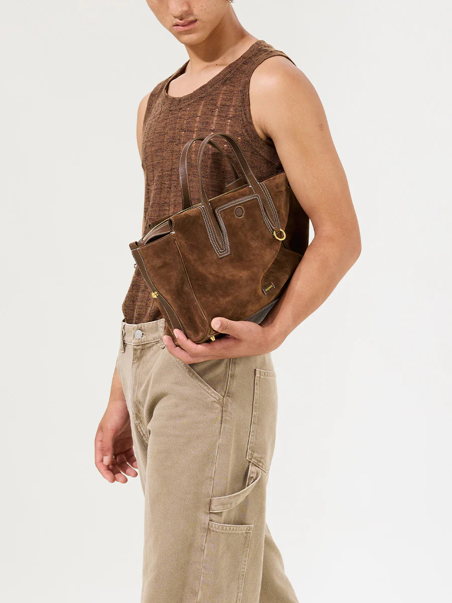 Small Yore Duffle Bag - Sandal Suede