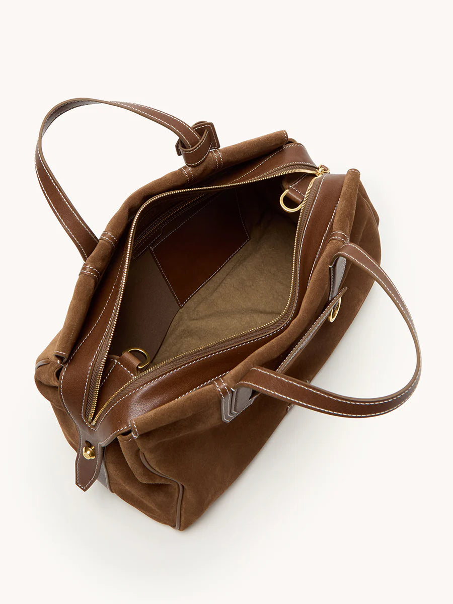 Small Yore Duffle Bag - Sandal Suede
