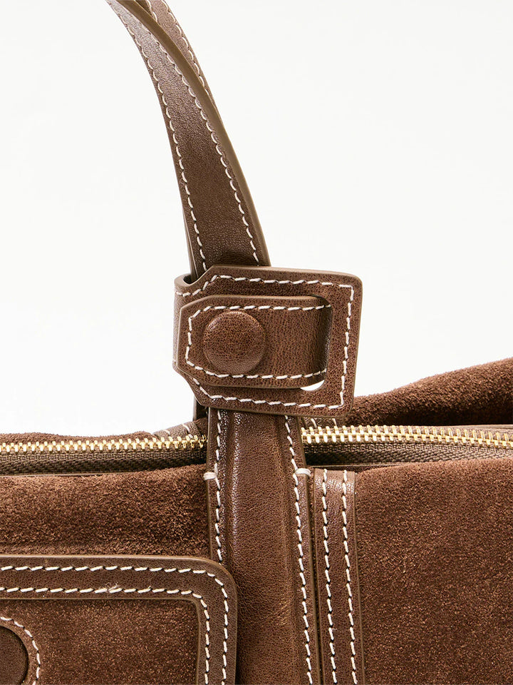 Small Yore Duffle Bag - Sandal Suede