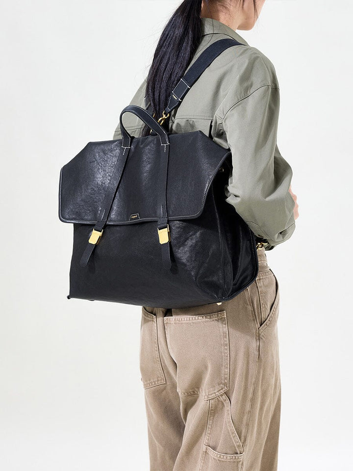 The Large Shan Briefcase - Onyx