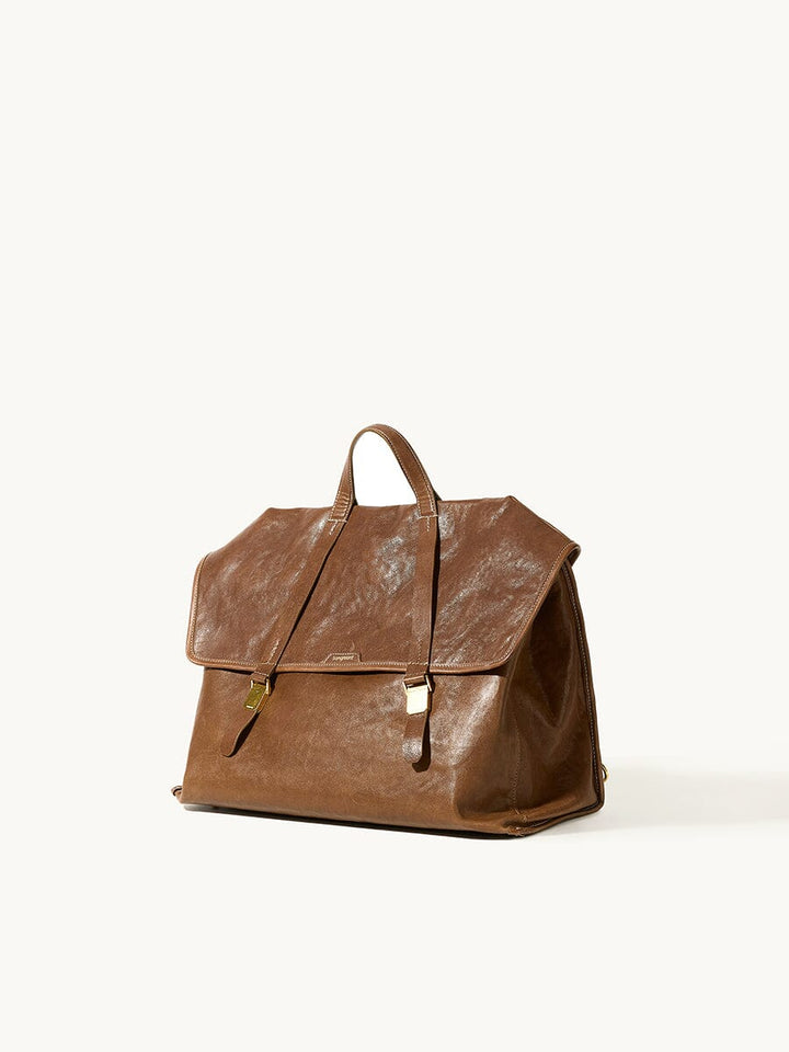 The Large Shan Briefcase - Sandal