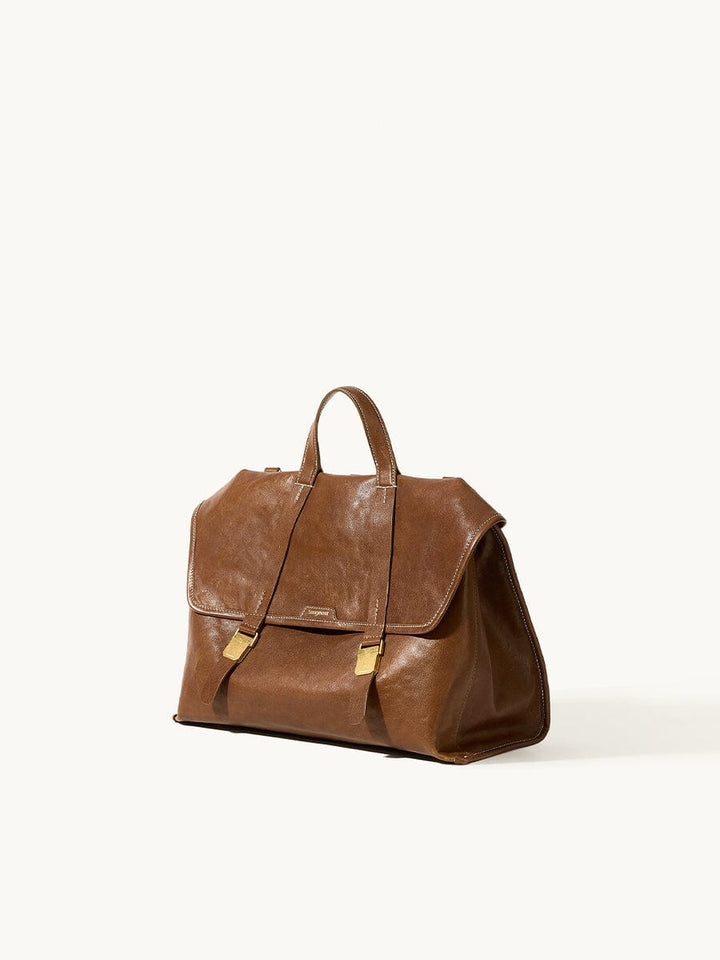 The Small Shan Briefcase - Sandal